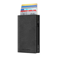 Wallet Click & Slide Sleek - leather Nappa Black / Black (TĚŠÍME SE)